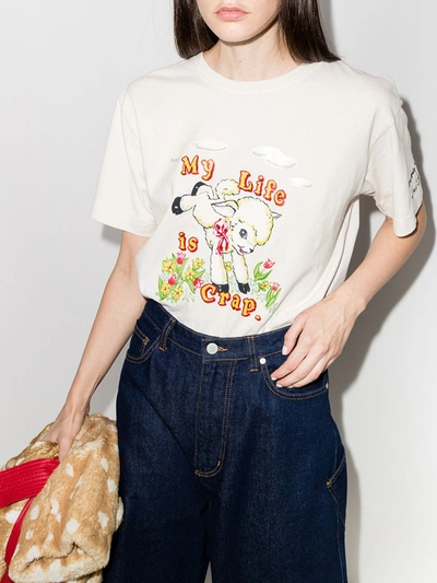 Shop The Marc Jacobs White X Magda Archer Printed T-shirt