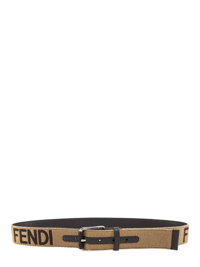 Shop Fendi Belt In Brown