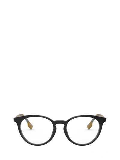 Shop Burberry Be2318 Black Glasses In 3853