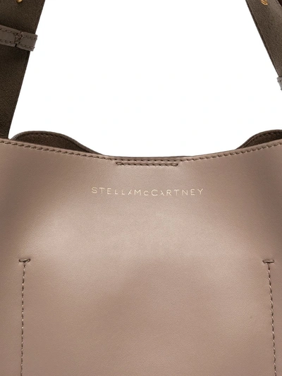 Shop Stella Mccartney Medium Hobo Shoulder Bag In Brown