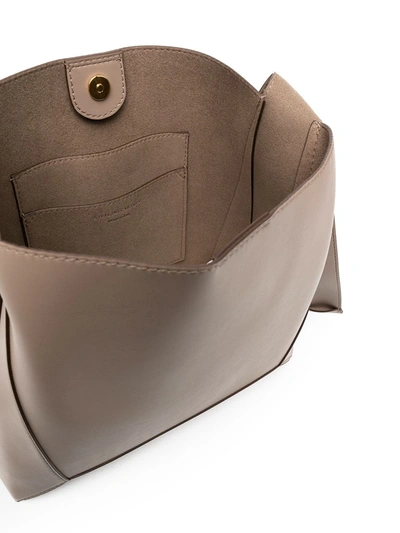 Shop Stella Mccartney Medium Hobo Shoulder Bag In Brown