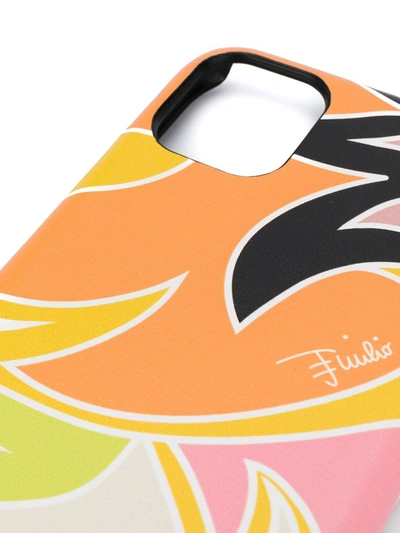 Shop Emilio Pucci Quirimbas Print Iphone 11 Case In Orange