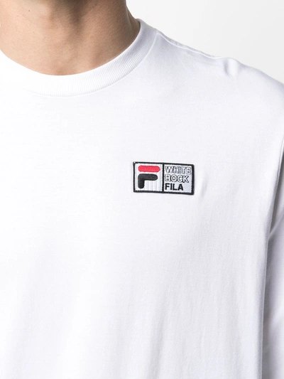 Shop Fila Vesuvius Long-sleeve T-shirt In White