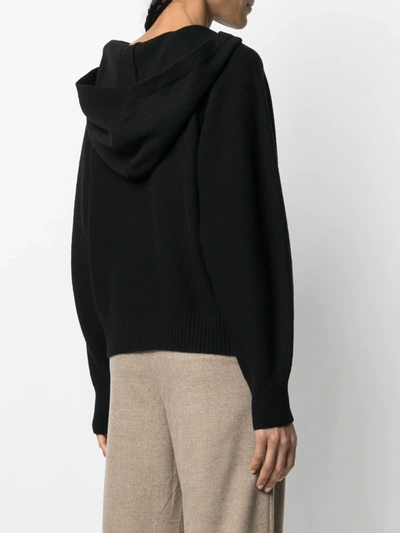 Shop Ba&sh Hooded Wool-knit Jumper In Black