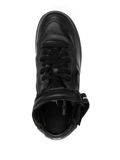 Shop Comme Des Garçons X Nike Air Force 1 Trainers In Black