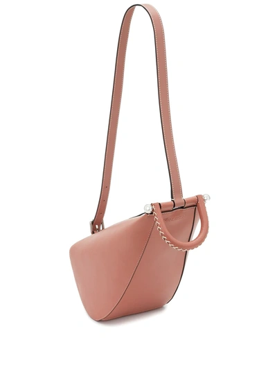 Shop Jw Anderson Small Wedge Tote Bag In Pink
