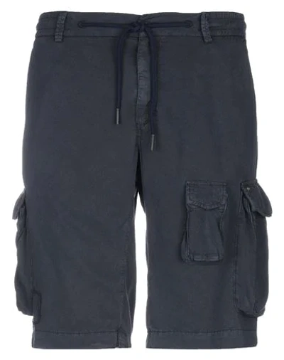 Shop Mason's Man Shorts & Bermuda Shorts Midnight Blue Size 28 Lyocell