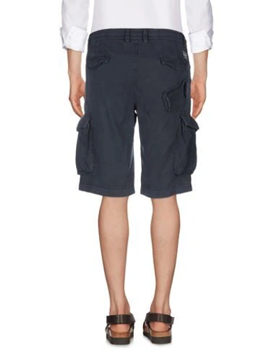Shop Mason's Man Shorts & Bermuda Shorts Midnight Blue Size 28 Lyocell