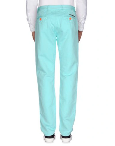 Shop Dirk Bikkembergs Casual Pants In Turquoise
