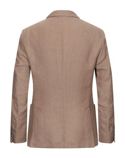 Shop Brunello Cucinelli Suit Jackets In Brown