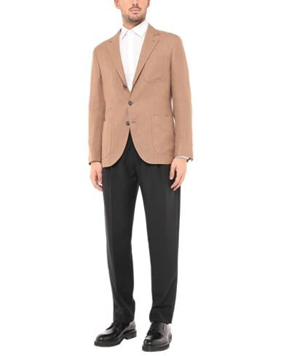 Shop Brunello Cucinelli Suit Jackets In Brown