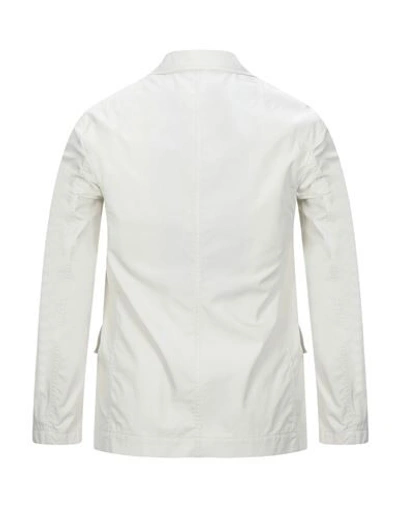 Shop Maison Margiela Suit Jackets In Ivory