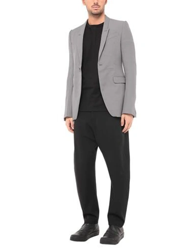 Shop Rick Owens Suit Jackets In Grey