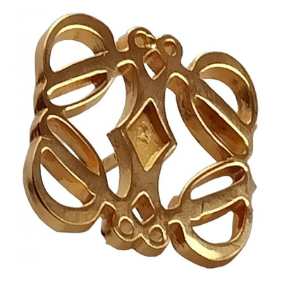 Pre-owned Loewe Gold Metal Pins & Brooches