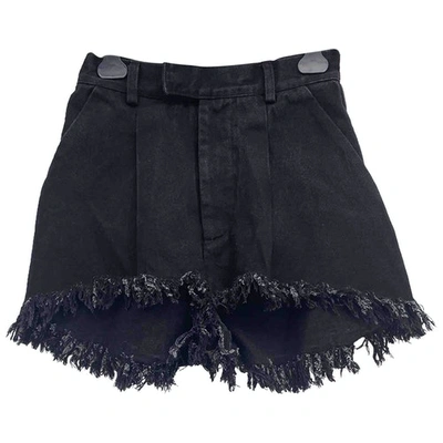 Pre-owned Ksenia Schnaider Black Cotton Shorts