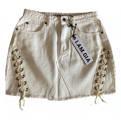 Pre-owned I.am.gia Beige Denim - Jeans Skirt