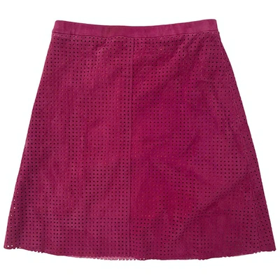Pre-owned Stouls Mini Skirt In Pink