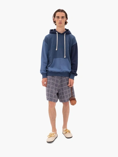 Shop Jw Anderson Oversized Shorts In Blue