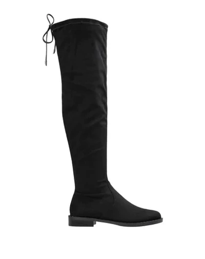 Shop Adele Dezotti Knee Boots In Black