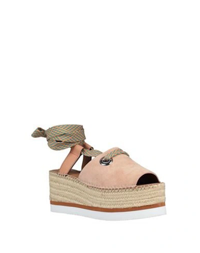Shop See By Chloé Sandals In Pale Pink