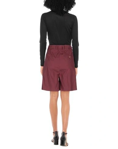 Department Five Cotton Shorts In Red