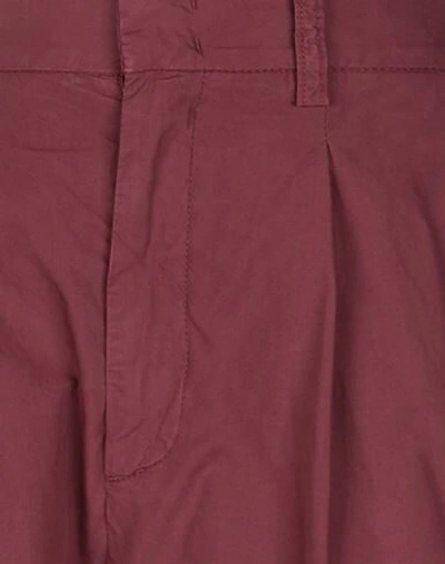 Shop Department 5 Woman Shorts & Bermuda Shorts Burgundy Size 26 Cotton In Red
