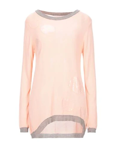 Shop Les Copains Sweaters In Apricot