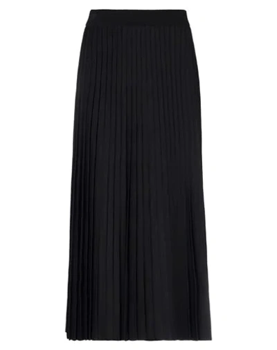 Shop Balenciaga Long Skirts In Black