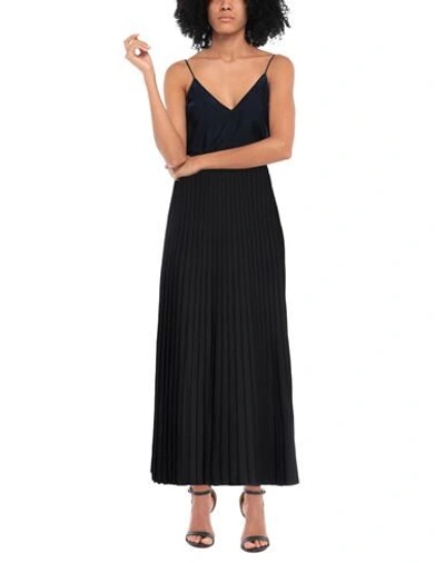 Shop Balenciaga Long Skirts In Black