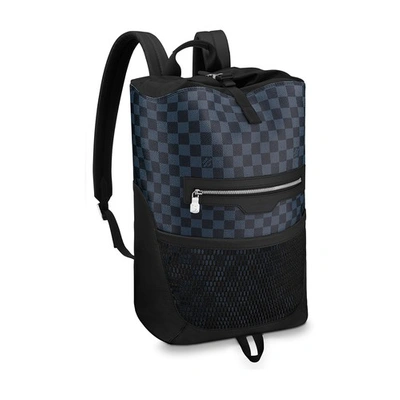 Shop Louis Vuitton Matchpoint Backpack In Bleu