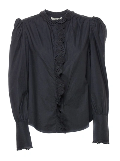 Shop Isabel Marant Étoile Orlana Shirt In Black