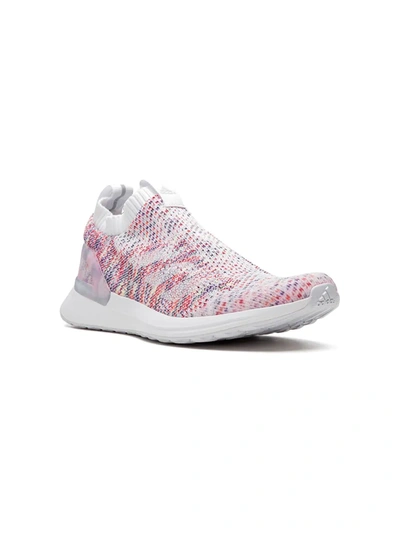 Shop Adidas Originals Rapidarun Lacesless Knit J Sneakers In White