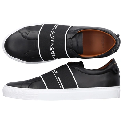 Shop Givenchy Low-top Sneakers Urban Street Calfskin Logo Black