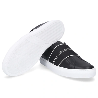 Shop Givenchy Low-top Sneakers Urban Street Calfskin Logo Black