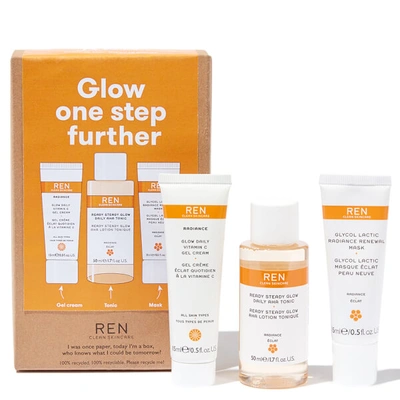Shop Ren Clean Skincare Ren Radiance Glow One Step Further Routine Kit