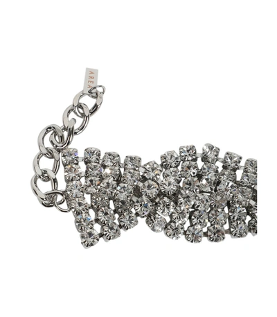 Shop Area Braided Crystal Choker In Silver