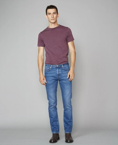 Shop Officine Generale Jean Kurt In Mid Blue