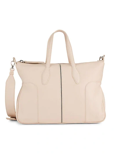 Shop Tod's Bauletto Piccolo Leather Crossbody Bag