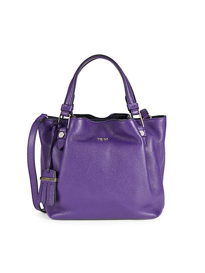 Shop Tod's Mini Leather Crossbody Bag