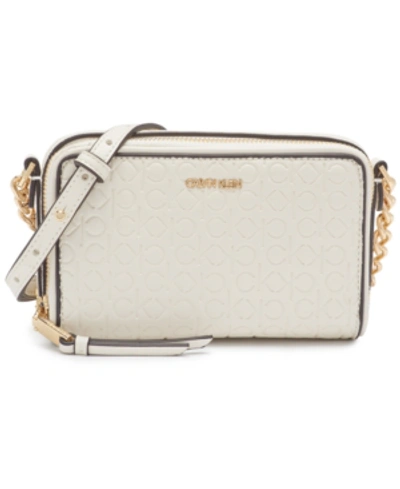 Calvin Klein Marybelle Crossbody In Cherub White/gold | ModeSens