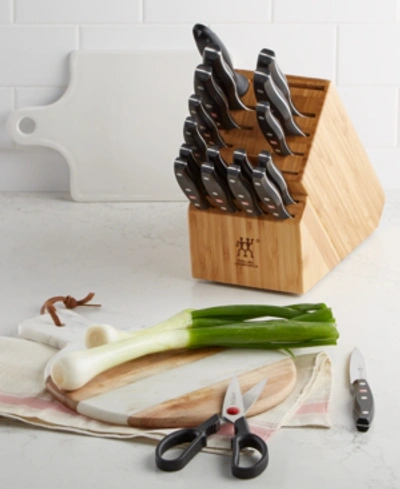 Shop J.a. Henckels Twin Signature 19 Piece Kitchen Cutlery Knife Block Set