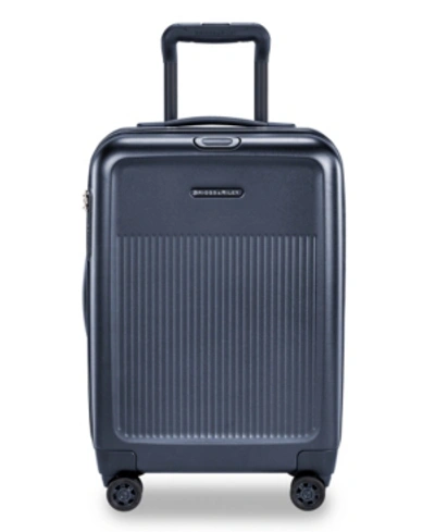 Shop Briggs & Riley International Carry-on Expandable Spinner In Navy