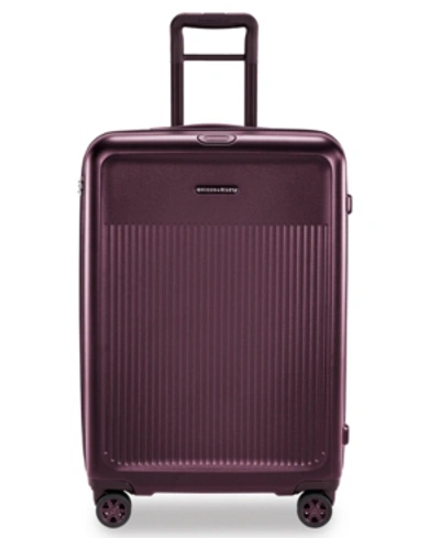 Shop Briggs & Riley Medium Expandable Spinner In Plum