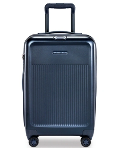Shop Briggs & Riley Domestic Carry-on Expandable Spinner In Navy