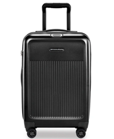 Shop Briggs & Riley Domestic Carry-on Expandable Spinner In Black