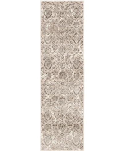 Shop Portland Textiles Alexia Tago Silver 2' X 7' Runner Rug