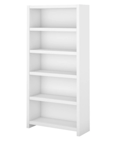 Shop Kathy Ireland Office By Bush Furniture Echo 5 Shelf Bookcase In Pure White