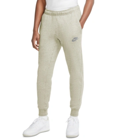 Shop Nike Men's Sportswear Fleece Joggers In White Multi