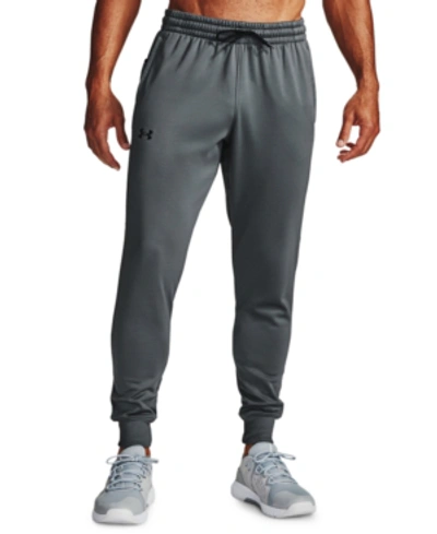 Shop Under Armour Men's Armour Fleece Jogger Pants In Pitch Grey