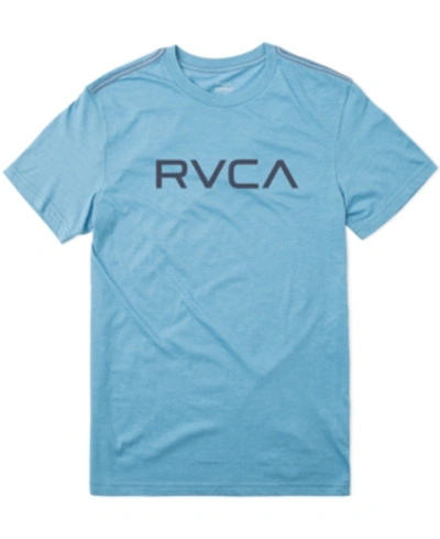 Shop Rvca Logo Graphic T-shirt In Vintage Blue